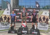 Podium edycji wirtualnej zawodów, gdzie na 3 miejscu uplasował się starszy sierżant Mateusz Ciesielski.