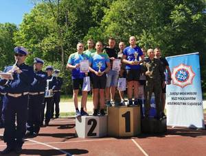 Podium w klasyfikacji drużynowej.