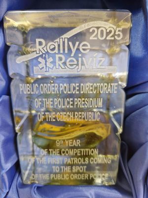 Statuetka RALLYE REJVÍZ 2025